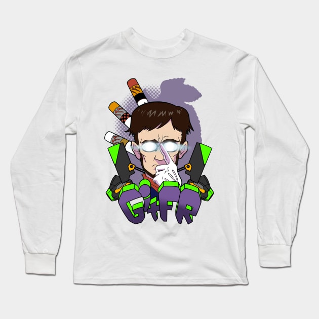 Evangelion Gendo Get in the F’n Robot Long Sleeve T-Shirt by ArmyOfGoblins